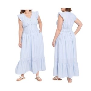 Lane Bryant Light Blue Maxi Dress